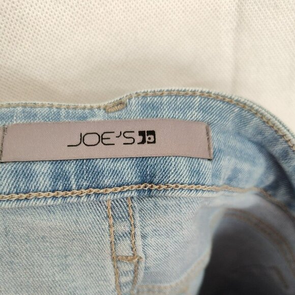 Joes Jeans Raw Hem Bootcut Ripped Women Size 26 Light Wash Blue FOR REPAIR - Picture 7 of 10